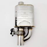 BLACK LABEL EXHAUST PREDATOR MUFFLER (SINGLE 3" IN, SINGLE 3" OUT)
