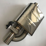 BLACK LABEL EXHAUST PREDATOR MUFFLER (SINGLE 3" IN, SINGLE 3" OUT)